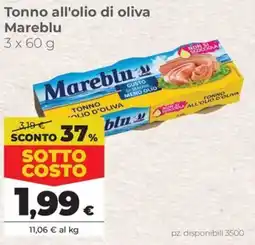 Coop Tonno all'olio di oliva Mareblu offerta