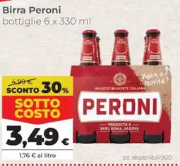Coop Birra Peroni offerta