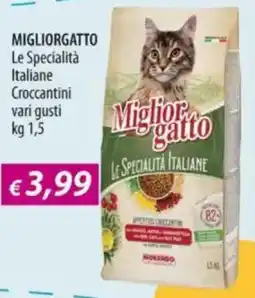 Acqua & Sapone MIGLIORGATTO Le Specialità Italiane Croccantini offerta