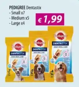 Acqua & Sapone PEDIGREE Dentastix Small x7, Medium x5 e Large x4 offerta