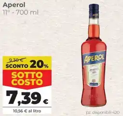 Coop Aperol 11° offerta