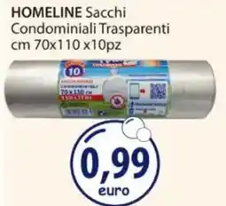 Acqua & Sapone HOMELINE Sacchi Condominiali Trasparenti offerta