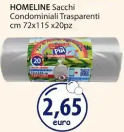 Acqua & Sapone HOMELINE Sacchi Condominiali Trasparenti offerta