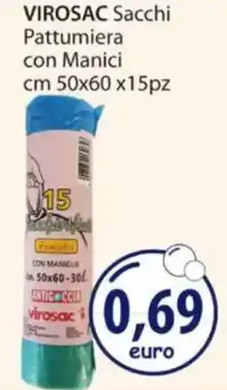 Acqua & Sapone VIROSAC Sacchi Pattumiera con Manici offerta