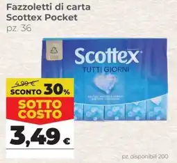 Coop Fazzoletti di carta Scottex Pocket offerta