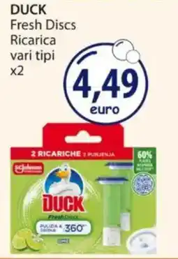 Acqua & Sapone DUCK Fresh Discs Ricarica x2 offerta