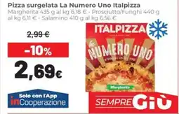 Coop Pizza surgelata La Numero Uno Italpizza offerta