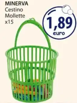 Acqua & Sapone MINERVA Cestino Mollette x15 offerta