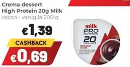 Coop Crema dessert High Protein 20g Milk offerta