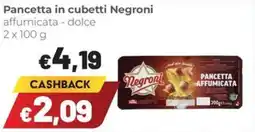 Coop Pancetta in cubetti Negroni offerta