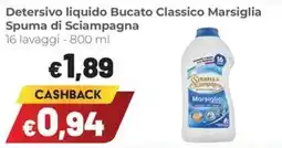 Coop Detersivo liquido Bucato Classico Marsiglia Spuma di Sciampagna offerta