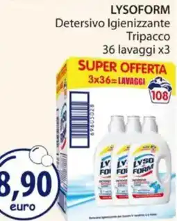 Acqua & Sapone LYSOFORM Detersivo Igienizzante Tripacco offerta