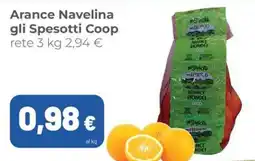 Coop Arance Navelina gli Spesotti Coop offerta