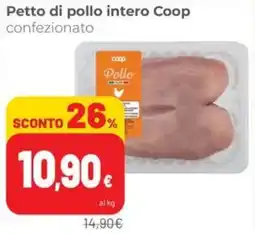 Coop Petto di pollo intero Coop offerta