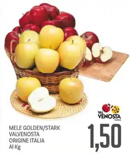 Supermercati Piccolo Mele golden/stark valvenosta origine italia offerta