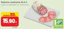 Coop Salame nostrano N.A.T. offerta