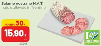 Coop Salame nostrano N.A.T. offerta