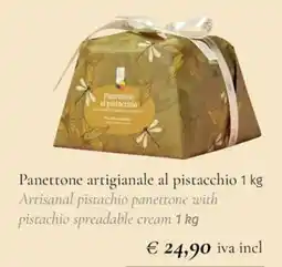 Prezzemolo e Vitale Panettone artigianale al pistacchio offerta