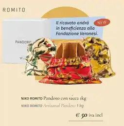 Prezzemolo e Vitale NIKO ROMITO Pandoro con sacca offerta