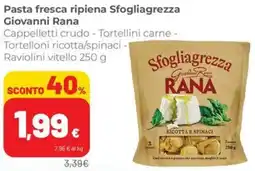 Coop Pasta fresca ripiena Sfogliagrezza Giovanni Rana offerta