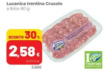 Coop Lucanica trentina Crucolo offerta