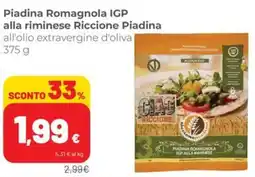 Coop Piadina Romagnola IGP alla riminese Riccione Piadina offerta
