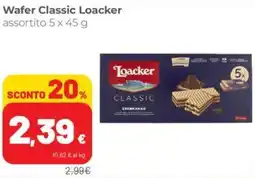 Coop Wafer Classic Loacker offerta
