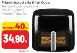 Coop Friggitrice ad aria 6 litri Coop offerta