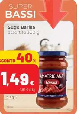Coop Sugo Barilla offerta