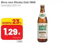 Coop Birra non filtrata Dab 1868 offerta