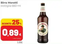 Coop Birra Moretti offerta