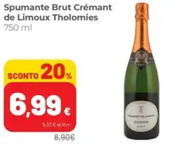 Coop Spumante Brut Crémant de Limoux Tholomies offerta