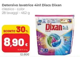 Coop Detersivo lavatrice 4in1 Discs Dixan offerta