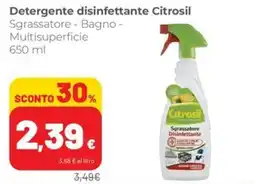 Coop Detergente disinfettante Citrosil offerta