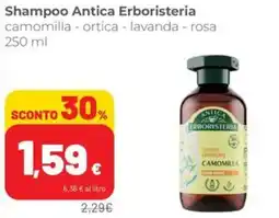 Coop Shampoo Antica Erboristeria offerta