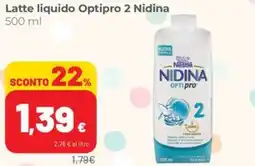 Coop Latte liquido Optipro 2 Nidina offerta