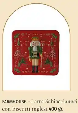 Prezzemolo e Vitale FARMHOUSE - Latta Schiaccianoci con biscotti inglesi offerta