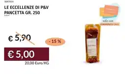 Prezzemolo e Vitale Le eccellenze di p&v pancetta offerta
