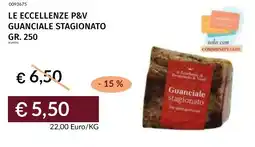 Prezzemolo e Vitale Le eccellenze p&v guanciale stagionato offerta