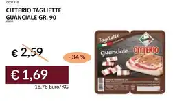 Prezzemolo e Vitale Citterio tagliette guanciale offerta