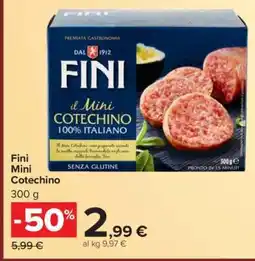 Carrefour Fini Mini Cotechino offerta