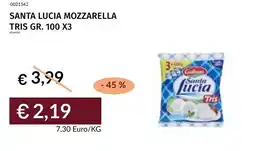 Prezzemolo e Vitale SANTA LUCIA MOZZARELLA TRIS offerta