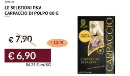 Prezzemolo e Vitale Le selezioni p&v carpaccio di polpo offerta