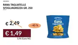 Prezzemolo e Vitale Rana tagliatelle sfogliagrezza offerta