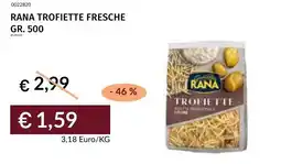 Prezzemolo e Vitale Rana trofiette fresche offerta