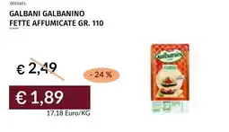 Prezzemolo e Vitale Galbani galbanino fette affumicate offerta
