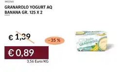 Prezzemolo e Vitale Granarolo yogurt aq banana offerta