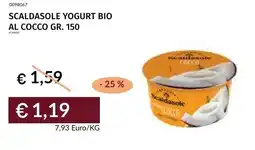 Prezzemolo e Vitale Scaldasole yogurt bio al cocco offerta