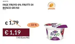 Prezzemolo e Vitale Fage fruyo 0% frutti di bosco offerta