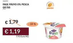 Prezzemolo e Vitale Fage fruyo 0% pesca offerta